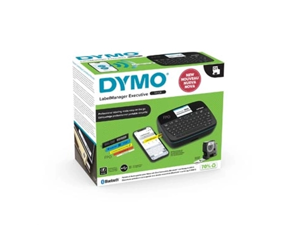 Een Dymo beletteringsysteem LabelManager Executive 640 CB, qwerty koop je bij best4office