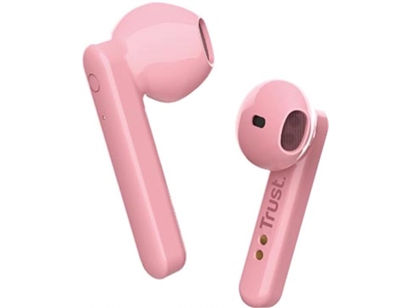 Een Trust Primo Touch Bluetooth draadloze oortjes, roze koop je bij best4office