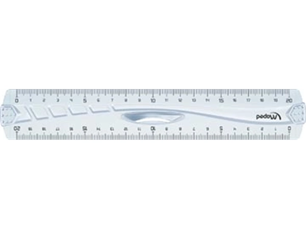 Een Maped decimeterlat Geometric dubbele decimeter, 20 cm koop je bij best4office