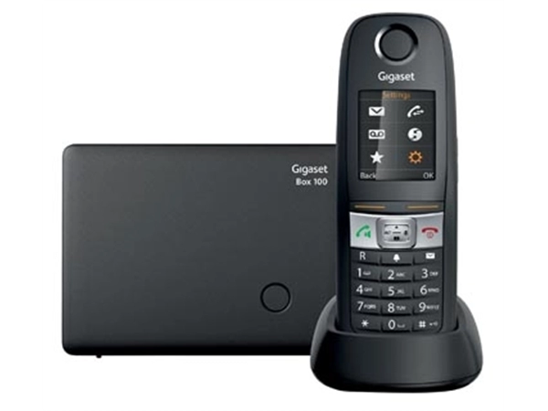 Een Gigaset E630 DECT draadloze telefoon, grijs koop je bij Muys Kantoor & Kado