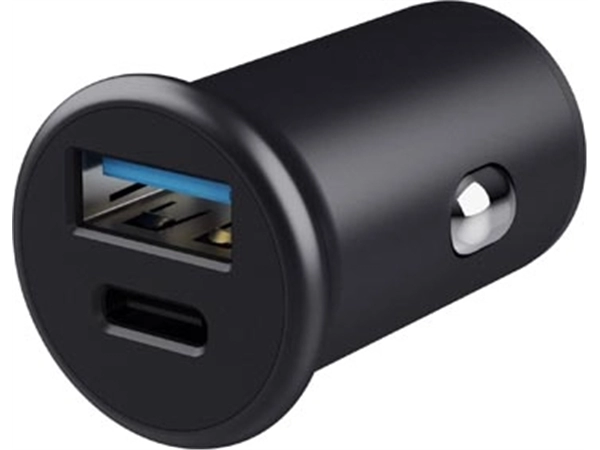 Een Trust Maxo snelle autolader, 38 W, 1 x USB-A en 1 x USB-C koop je bij best4office