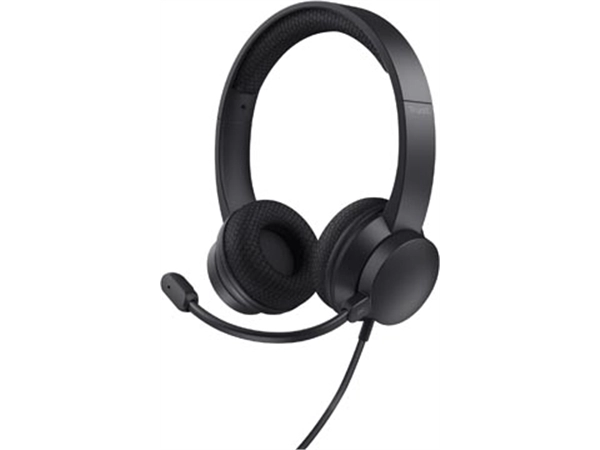 Een Trust USB Headset HS-260, noise cancelling koop je bij Muys Kantoor & Kado