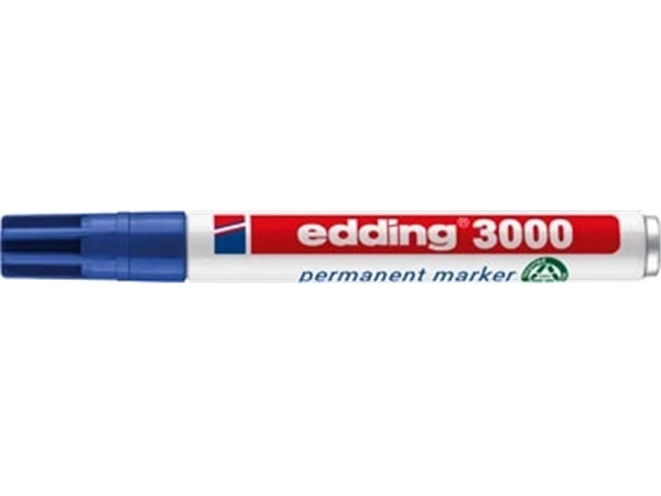 Een Edding permanent marker 3000 blauw koop je bij Muys Kantoor & Kado