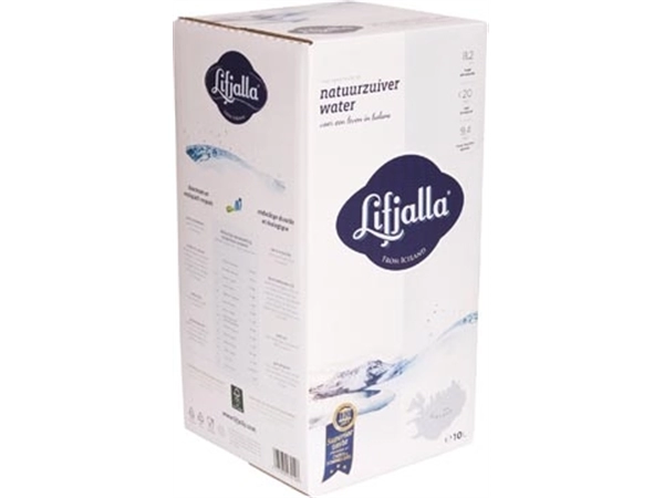 Een Lifjalla water, bag-in-box van 10 liter koop je bij Muys Kantoor & Kado