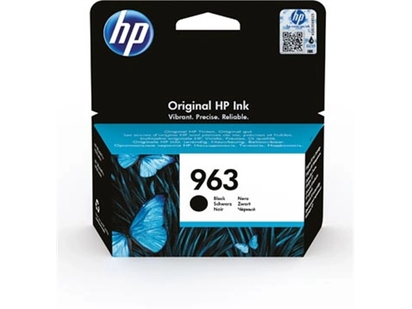 Een HP inktcartridge 963, 1.000 pagina's, OEM 3JA26AE, zwart koop je bij best4office