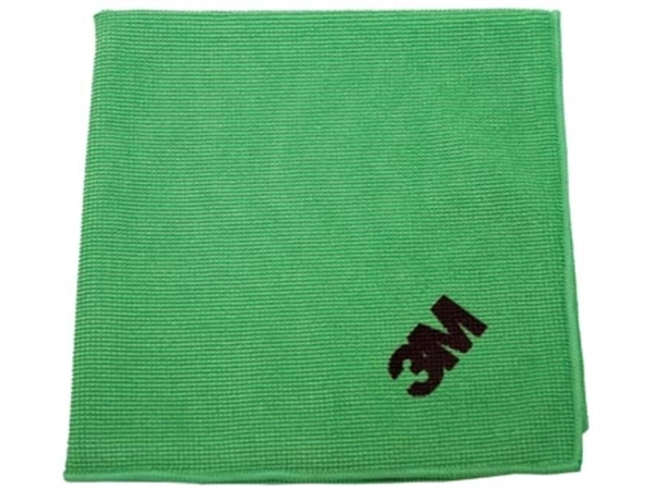 Een 3M microvezeldoek, groen, pak van 10 stuks koop je bij best4office