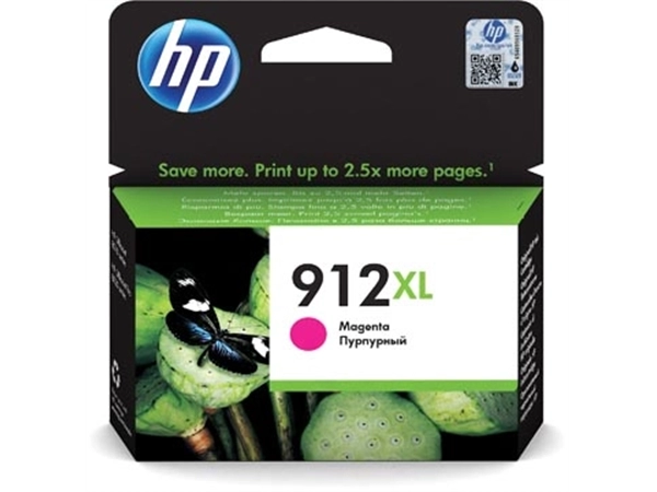 Een HP inktcartridge 912XL, 825 pagina's, OEM 3YL82AE#BGX, magenta koop je bij best4office