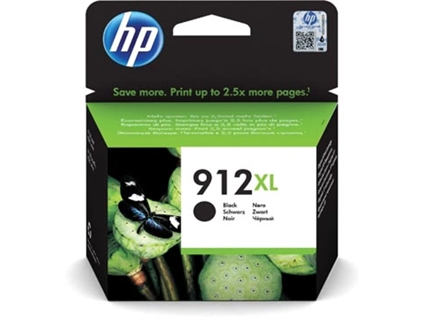 Een HP inktcartridge 912XL, 825 pagina's, OEM 3YL84AE#BGX, zwart koop je bij best4office