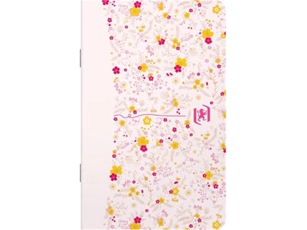 Een Oxford Floral softcover notitieblok, ft 9 x 14 cm, 30 vel, gelijnd, 4 geassorteerde designs koop je bij best4office