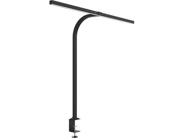 Een Unilux bureaulamp Strata, LED, zwart koop je bij Muys Kantoor & Kado