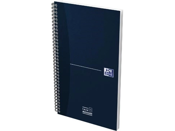 Een Oxford Office Essentials taskmanager, 230 pagina's, ft 14,1 x 24,6 cm, blauw koop je bij Muys Kantoor & Kado