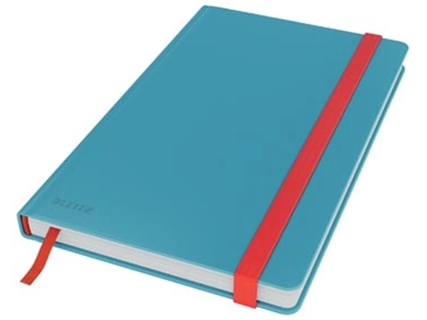 Een Leitz Cosy notitieboek met harde kaft, voor ft A5, gelijnd, blauw koop je bij best4office