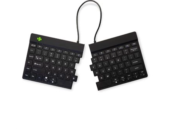 Een R-Go Split Break ergonomisch Bluetooth toetsenbord, qwerty, zwart koop je bij best4office