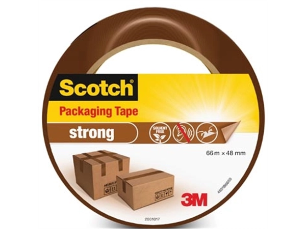 Een Scotch verpakkingsplakband Classic, ft 48 mm x 66 m, bruin, per rol koop je bij Muys Kantoor & Kado