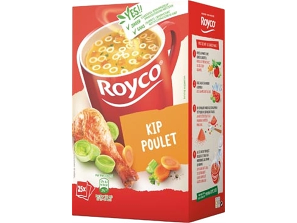 Een Royco Minute Soup kip, pak van 25 zakjes koop je bij Muys Kantoor & Kado