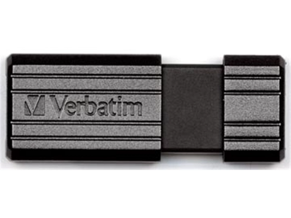 Een Verbatim PinStripe USB 2.0 stick, 8 GB, zwart koop je bij best4office