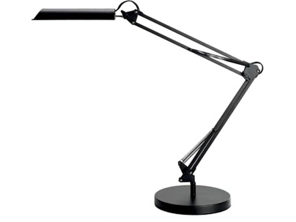 Een Unilux bureaulamp Swingo 2.0, LED, zwart koop je bij Muys Kantoor & Kado