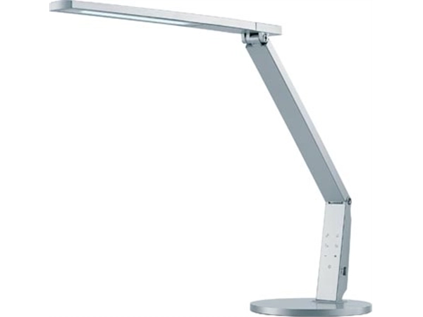 Een Hansa bureaulamp Vario Plus, LED, zilver koop je bij Muys Kantoor & Kado