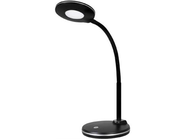 Een Hansa bureaulamp Splash, LED, zwart koop je bij best4office