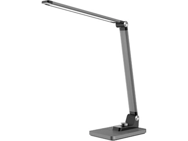 Een Hansa bureaulamp Breeze, LED, grijs koop je bij best4office