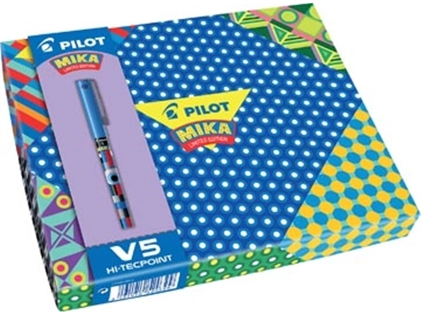 Een Pilot roller Hi-Tecpoint Mika Limited Edition, geschenkdoos met 6 rollers koop je bij Muys Kantoor & Kado