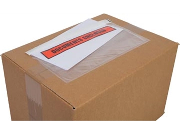 Een Cleverpack documenthouder Documents Enclosed, ft 230 x 112 mm, pak van 100 stuks koop je bij Muys Kantoor & Kado