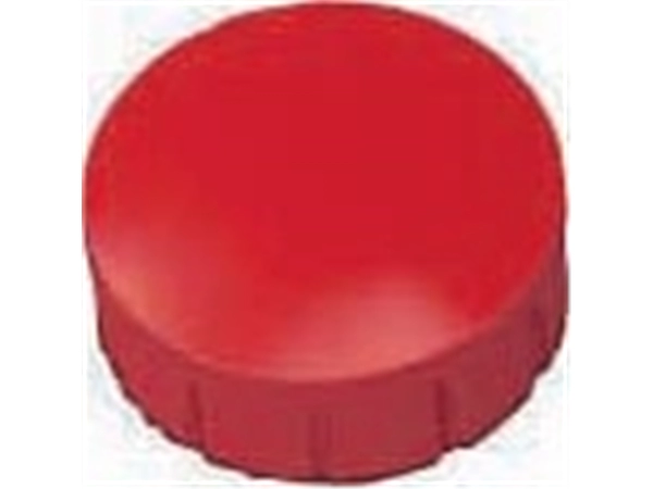 Een MAUL magneet Solid, 15 mm, trekkracht 150 gr, doos van 10 stuks, rood koop je bij best4office