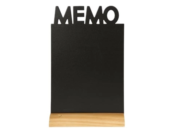 Een Securit Silhouette tafelkrijtbord memo koop je bij best4office