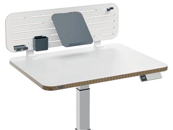 Een Leitz Ergo bureau ophangbord, met laptophouder, ft 80 x 25 cm koop je bij best4office