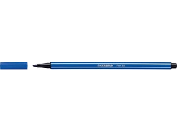 Een STABILO Pen 68 viltstift, marineblauw koop je bij best4office