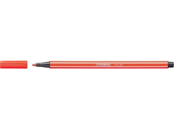 Een STABILO Pen 68 viltstift, rood koop je bij best4office