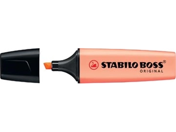 Een STABILO BOSS ORIGINAL Pastel markeerstift, creamy peach (oranje) koop je bij Muys Kantoor & Kado