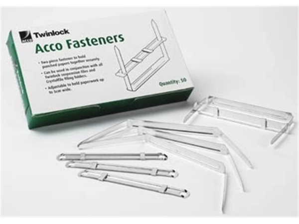 Een Acco fasteners, doos van 50 stuks koop je bij Muys Kantoor & Kado