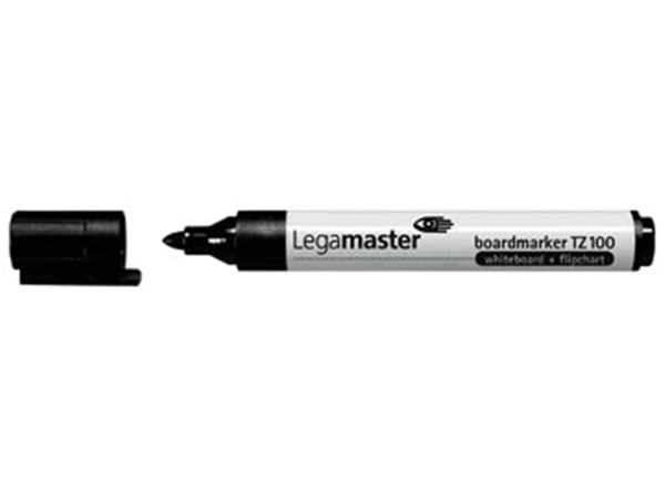 Een Legamaster whiteboardmarker TZ 100 zwart koop je bij Muys Kantoor & Kado