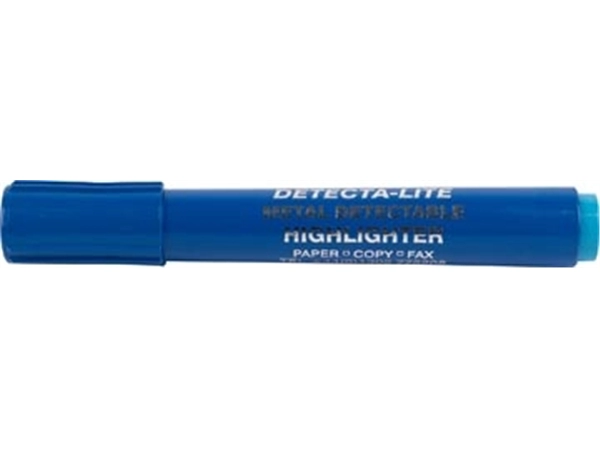 Een BST detecteerbare markeerstift voedingsindustrie blauw doos van 10 stuks koop je bij Muys Kantoor & Kado