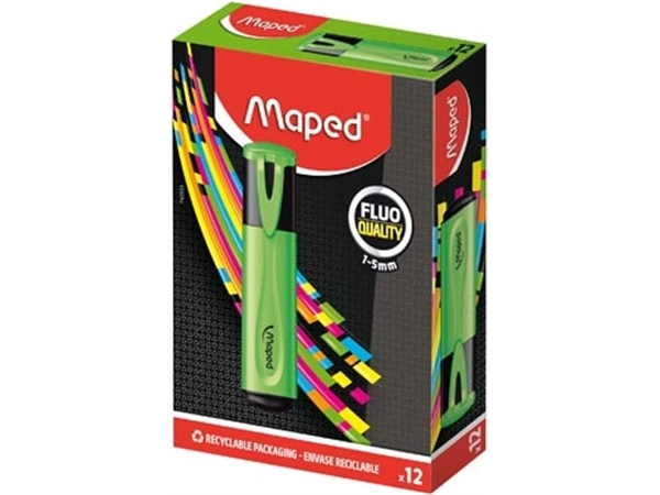 Een Maped markeerstift Fluo'Peps Classic groen koop je bij best4office