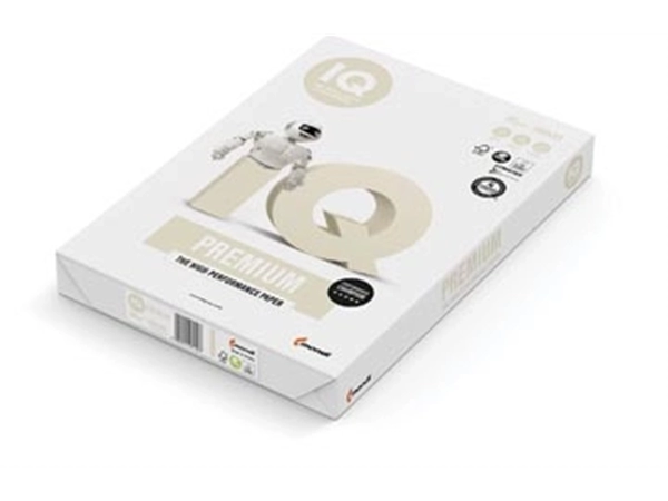 Een IQ Premium printpapier ft A4, 80 g, pak van 500 vel koop je bij best4office