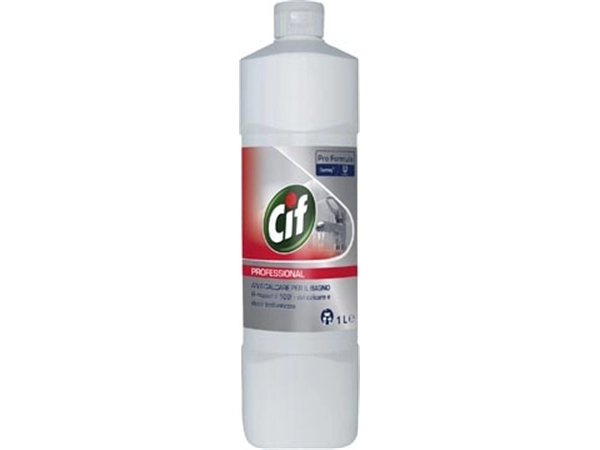 Een Cif sanitair ontkalker, flacon van 1 l koop je bij Muys Kantoor & Kado