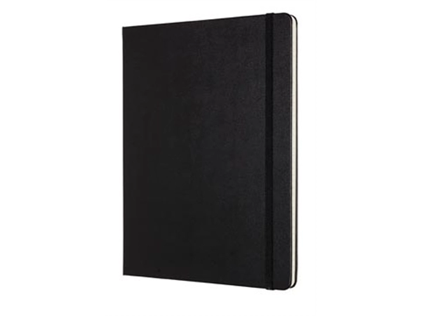 Een Moleskine notitieboek professional, ft 19 x 25 cm, gelijnd, harde cover, 189 blad, zwart koop je bij Muys Kantoor & Kado