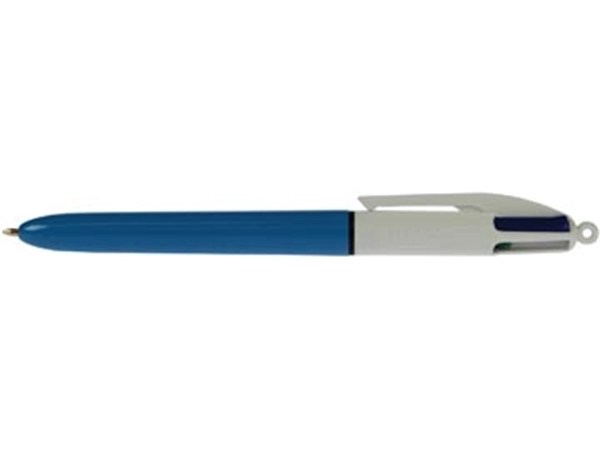 Een Bic 4 Colours Original 4-kleurenbalpen, 0,32 mm, klassieke inktkleuren, lichaam blauw koop je bij Muys Kantoor & Kado