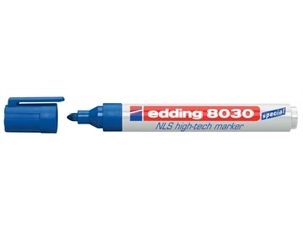 Een Edding NLS High-Tech marker e-8030 blauw koop je bij Muys Kantoor & Kado