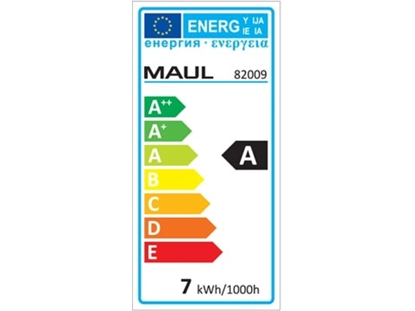 Een MAULstorm bureaulamp, LED, op voet, zilver koop je bij Muys Kantoor & Kado