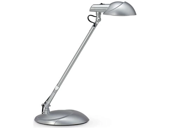 Een MAULstorm bureaulamp, LED, op voet, zilver koop je bij best4office