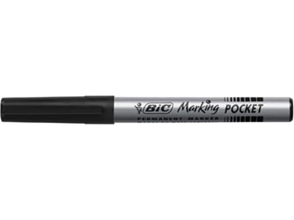 Een Bic permanent marker ECOlutions, schrijfbreedte 1,1 mm, fijne punt, zwart koop je bij Muys Kantoor & Kado