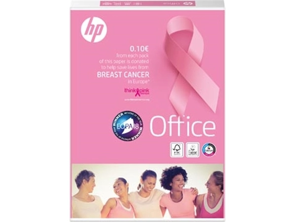 Een HP Office Pink Ream kopieerpapier, ft A4, 80 g, pak van 500 vel koop je bij best4office