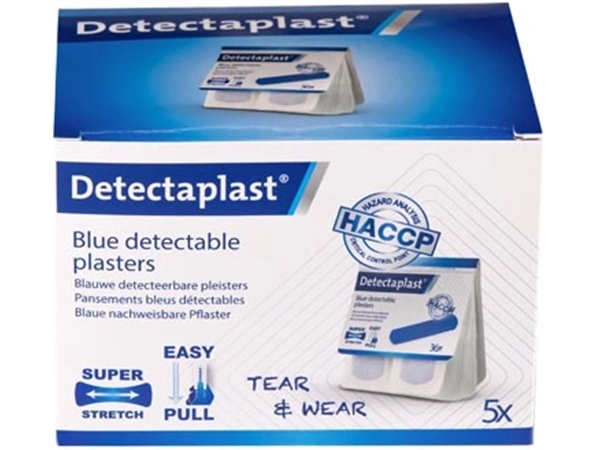 Een Detectaplast Tear & Wear Elastic Easy-Pull, ft 25 x 72 mm, 5 x 36 stuks koop je bij Muys Kantoor & Kado