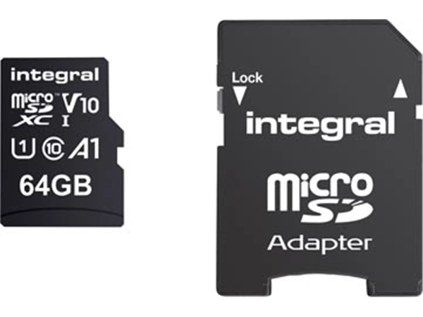 Een Integral microSDXC geheugenkaart, 64 GB koop je bij best4office