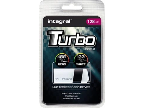 Een Integral Turbo USB 3.0 stick, 128 GB koop je bij best4office