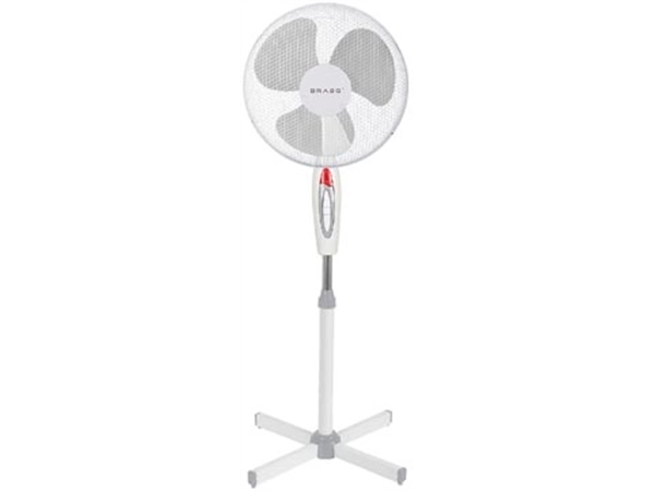 Een Statiefventilator F300, diameter 40 cm, wit koop je bij Muys Kantoor & Kado