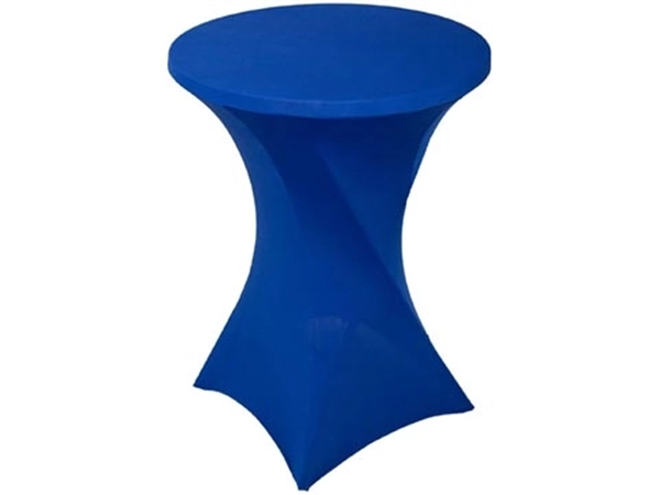 Een Hoes voor statafel, diameter 80 cm, blauw koop je bij best4office